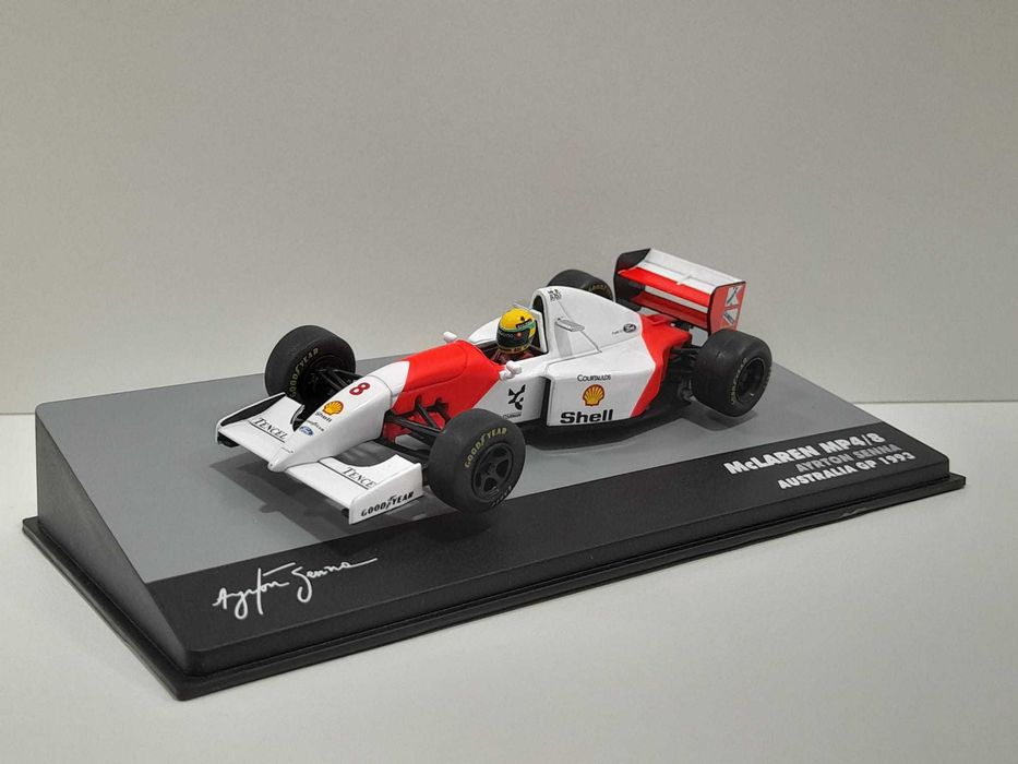 Miniatura escala 1/43 F1 Ayrton Senna