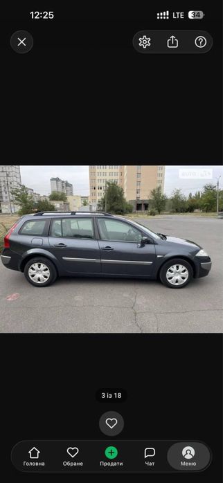 Продаю Renault megane