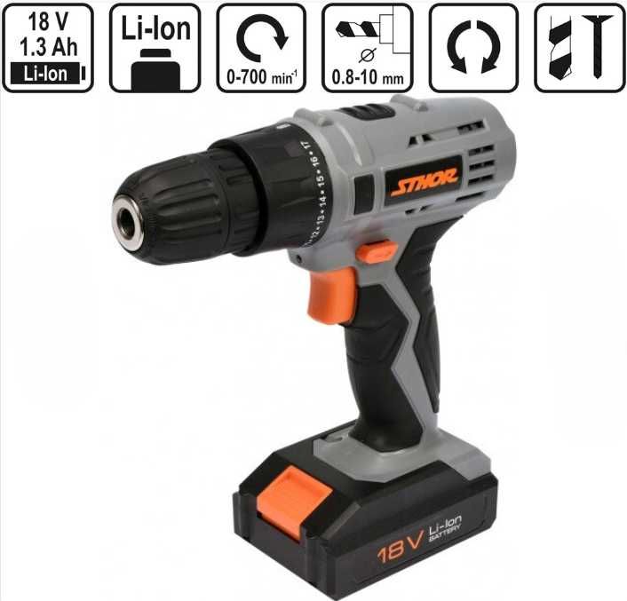 Дриль-шурупокрут STHOR STH 78983 (подарунок)