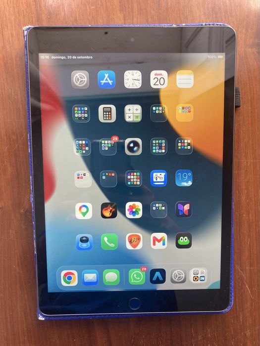 Apple iPad 9th Gen (A2602) 10.2" 64GB - Cinzento Sideral, WiFi B