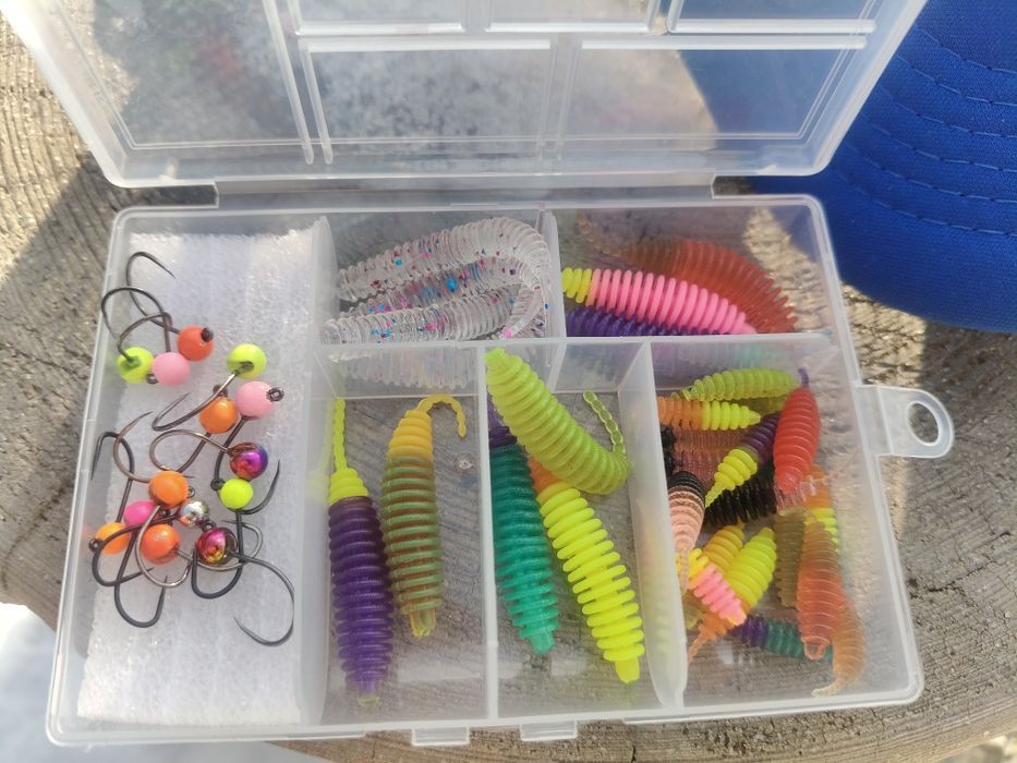 Zestaw główek wolframowych Uv z przynętami typu Tanta