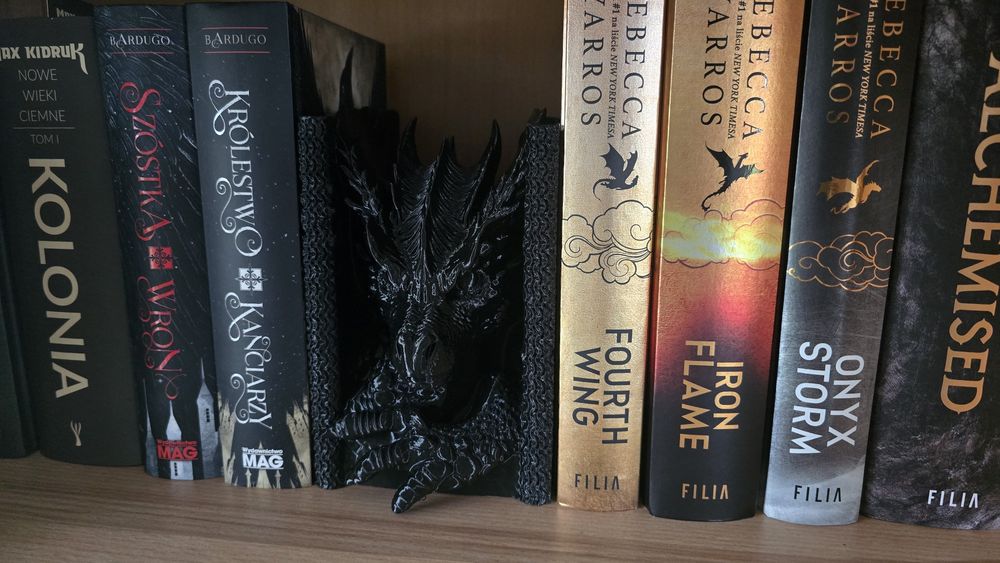 Podpórka do książek, stojak,  Dragon Smok Smaug