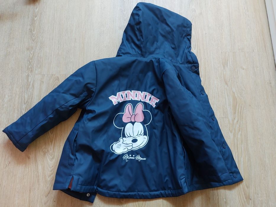 Parka Minnie menina 5-6 anos, nova!