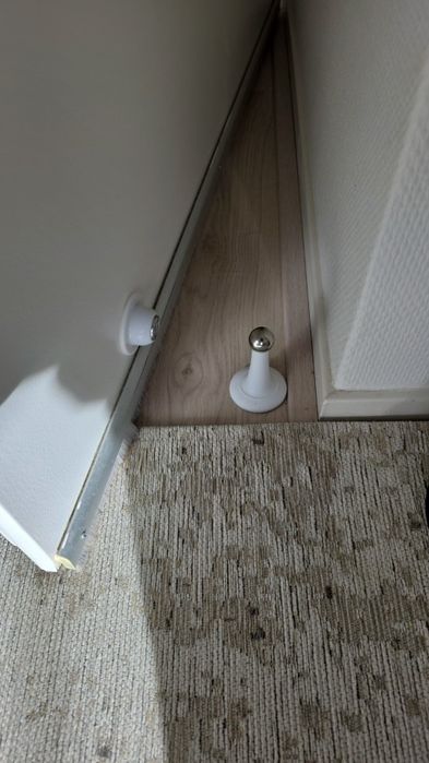 Batente de porta, magnético  (Novo) Branco