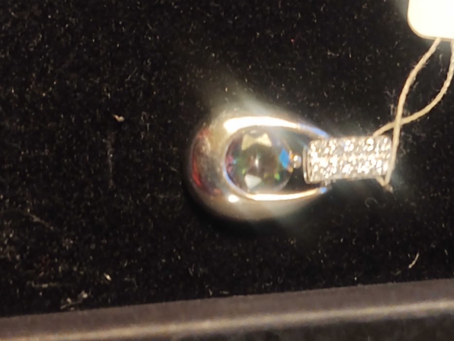 Zawieszka topaz srebro 925
