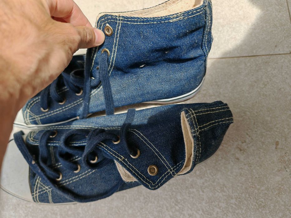 Converse All Star originais ganga azul escura 44