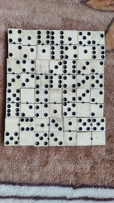 Domino bardzo stary zestaw 28 sztuk
