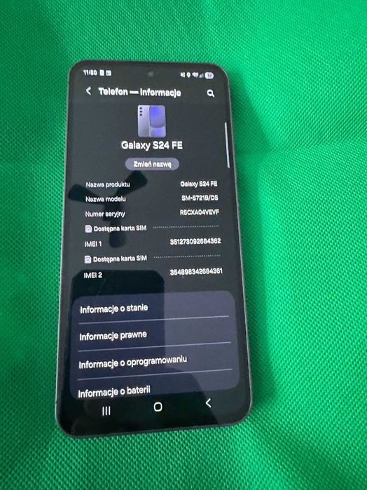 Samsung S24FE na gwarancji