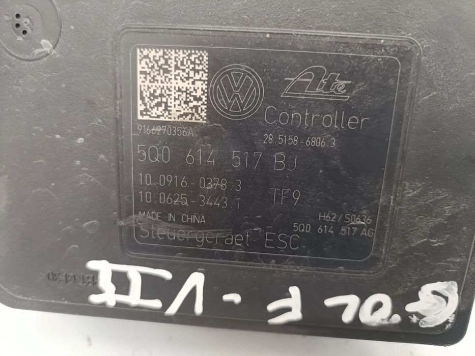 ABS VOLKSWAGEN Golf VII (5G1, BQ1, BE1, BE2)