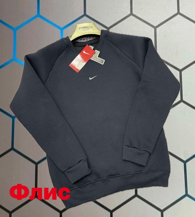 Свитшот мужской спортивный на флисе норма/батал/супербатал Nike,Puma