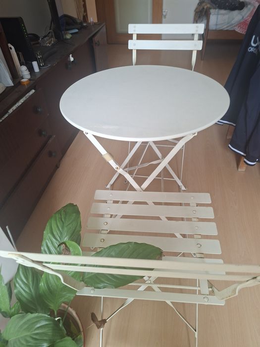 Mesa exterior dobrável