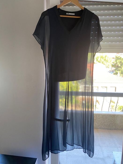 Blusa comprida zara