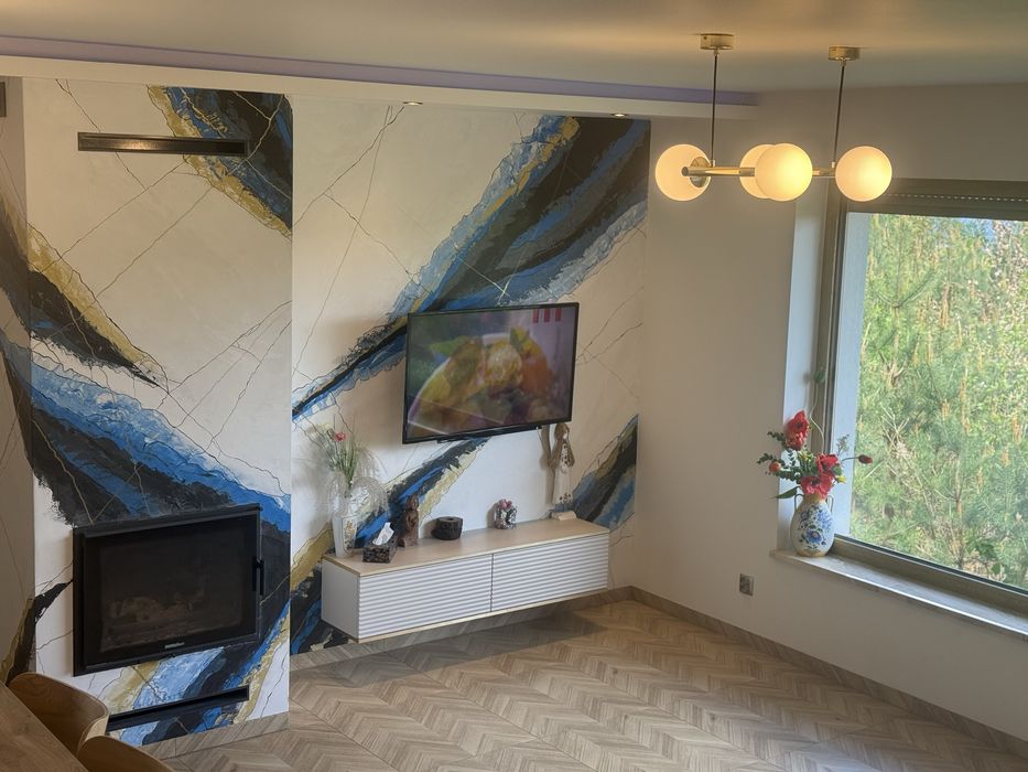 Komfortowy  dom  nad jeziorem. Z pomostem i łódką. Wędkowanie gratis.