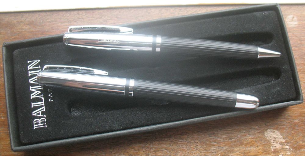 Balmain Paris - Set 2 Canetas - Promocional Bial/Copalia