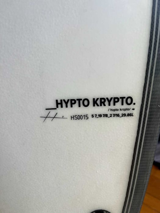 Prancha de surf HYPTO KRYPTO FutureFlex 5’7’’ - Muito bom estado! :)