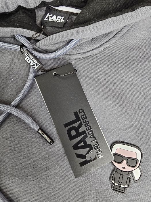 Bluza męska kaptur maly znaczek  Karl lagerfeld premium