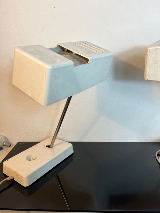 Niemieckie lampy biurkowe retro prl