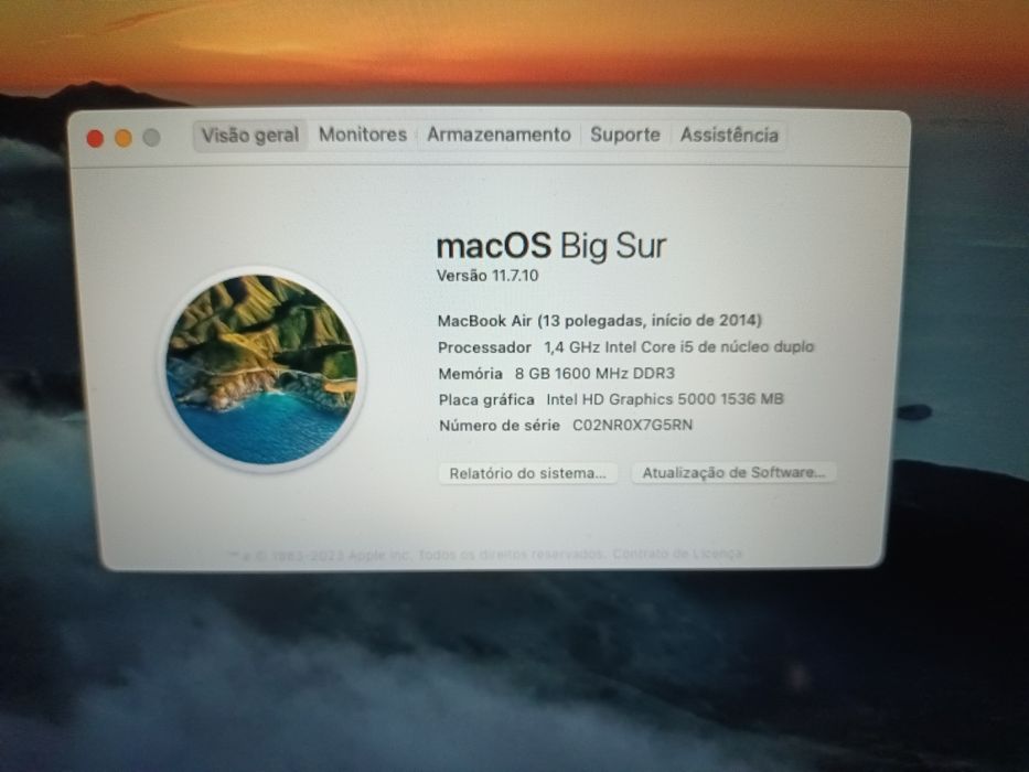 MacBook air  13 polegadas