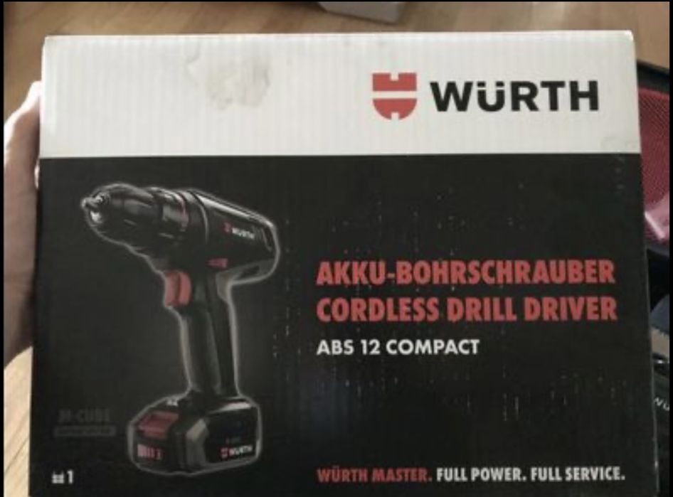 Aparafusadora Wurth Compact 12 NOVO