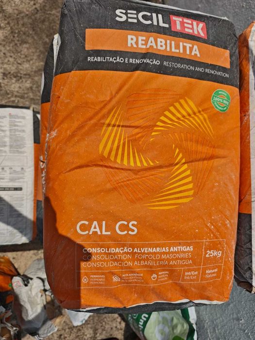 22 sacos Argamassa para reabilitacao SECILTEK REABILITA CAL CS