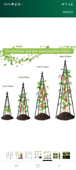 Pergola ogrodowa, wieża ogrodowa 4 szt