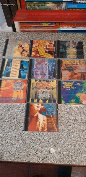 Conjunto de 10 Cds Colecção Grandes Êxitos de Los 60
Colecção Completa