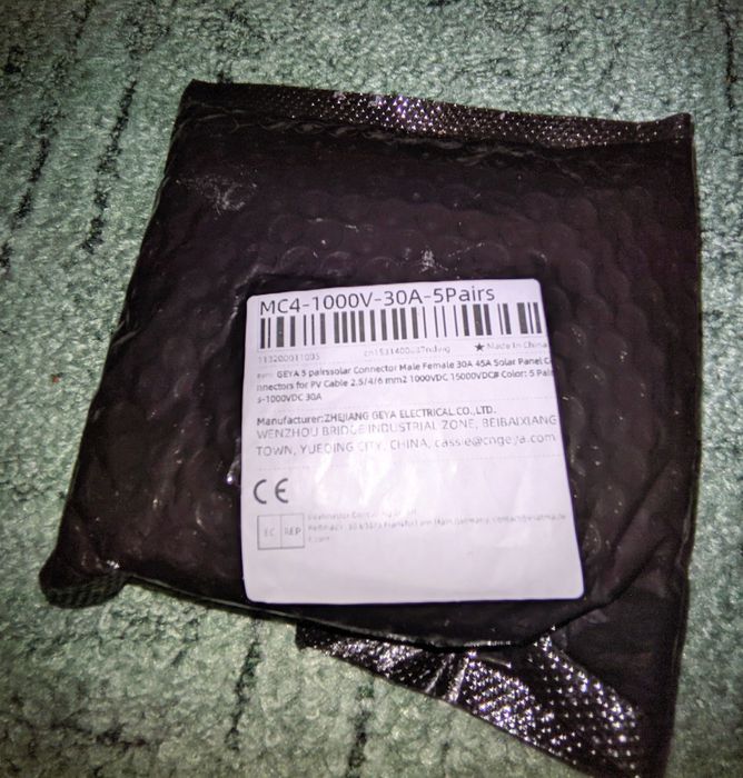 mc4 конектор на сонячні панелі