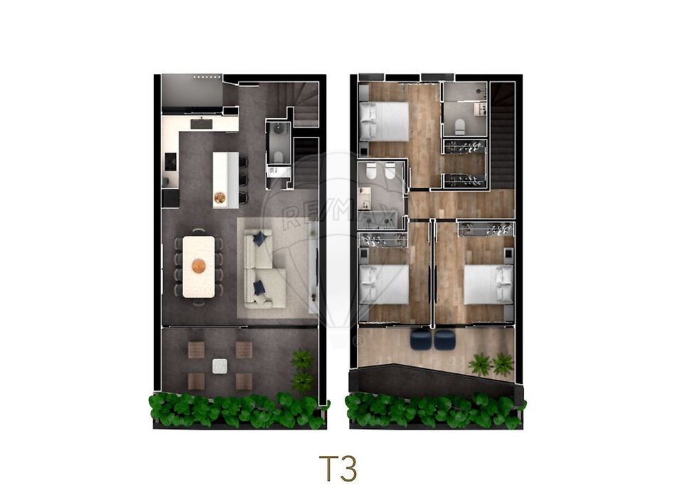 Moradia T3 para venda