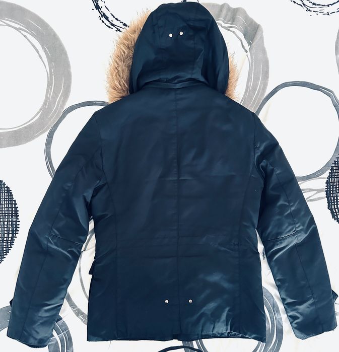 Parka preta da Zara