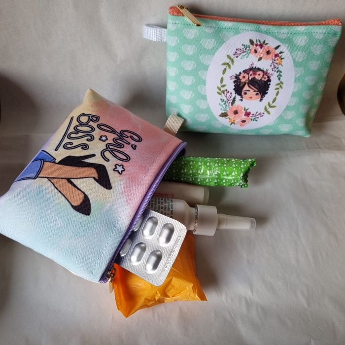 Necessaire e Porta Moedas Tecido Africano Novo Entreg Alfragid Benfica