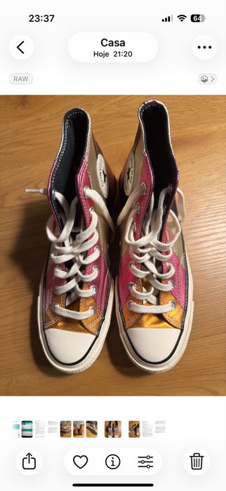 Converse Chuck 70 Hi 'Metallic Rainbow' - 38 - NOVO