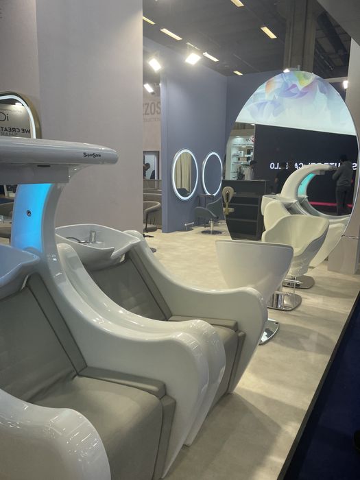 Mobiliario cabeleireiro exposicao