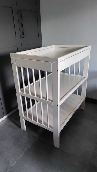 Przewijak dziecięcy Gulliver Ikea biały plus akcesoria