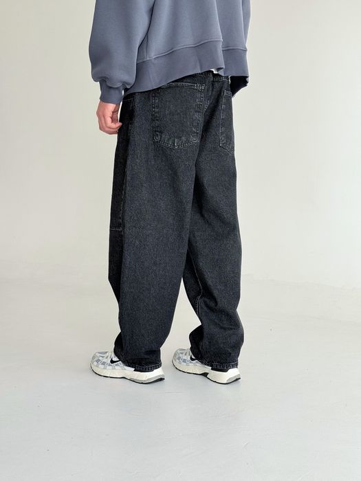 Джинси чоловічі широкі baggy jeans, штани баггі | Джинсы багги мужские широкие Джынсы беги в стиле 90 х реп ск8 Штаны rap pants sk8 y2k | Розмір XS