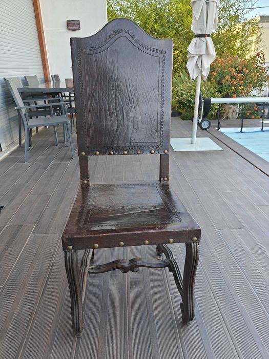 Cadeiras de sala de jantar Estilo colonial clássico (8 unidades )
