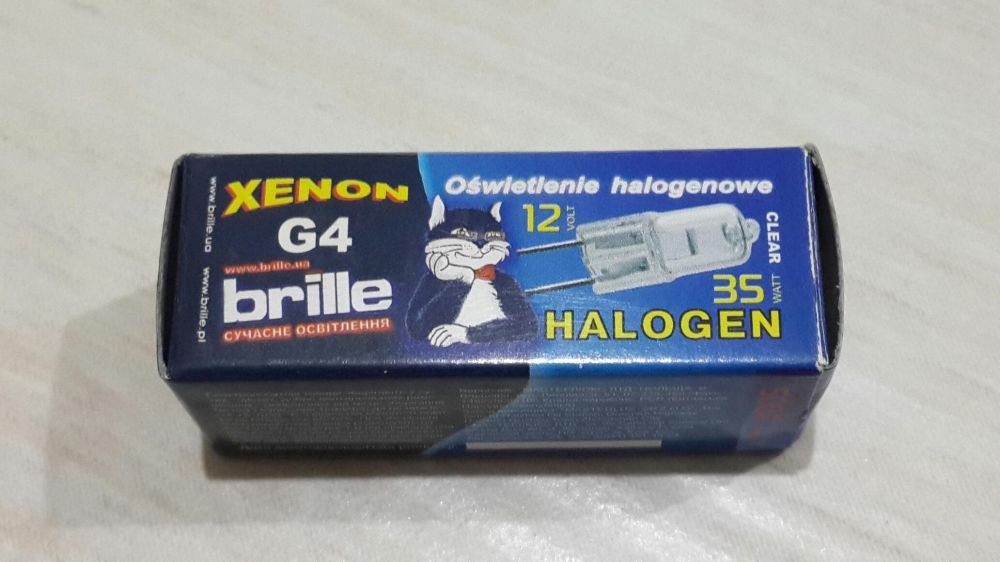 Лампа галогенна Brille G4 35W 12V Xenon CL Br