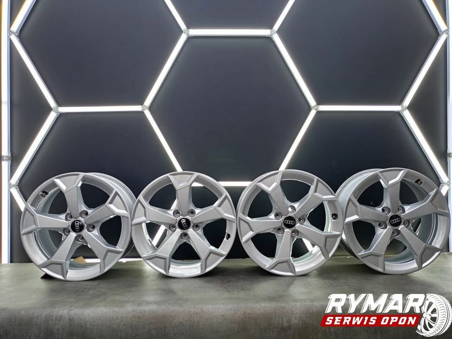 śląsk alufelgi 6.5x17 5x112 et38 oryginał audi oe komplet (vw seat skoda)