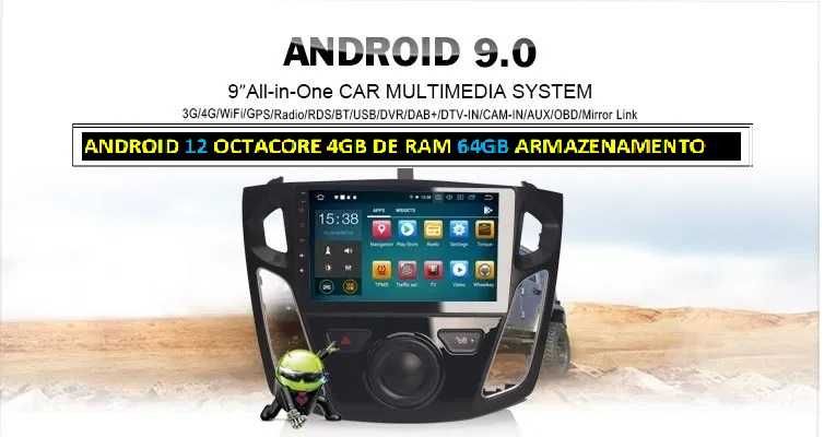 Auto-rádio 2 din android 14 Ford Galaxy Kuga Focus Fiesta Transit