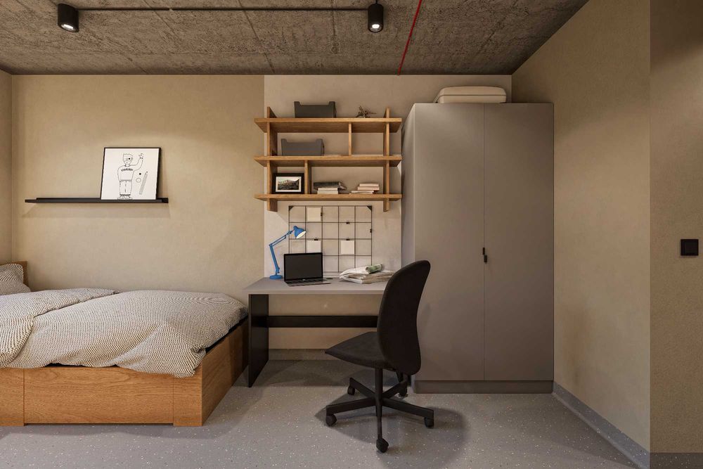 Apartament 2-osobowy dla studentów | Prywatna łazienka i aneks kuchenny - View 4