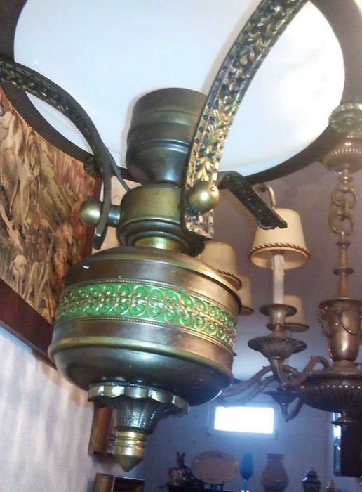 Candeeiro tecto / Lanterna Vintage ( LER Descrição)