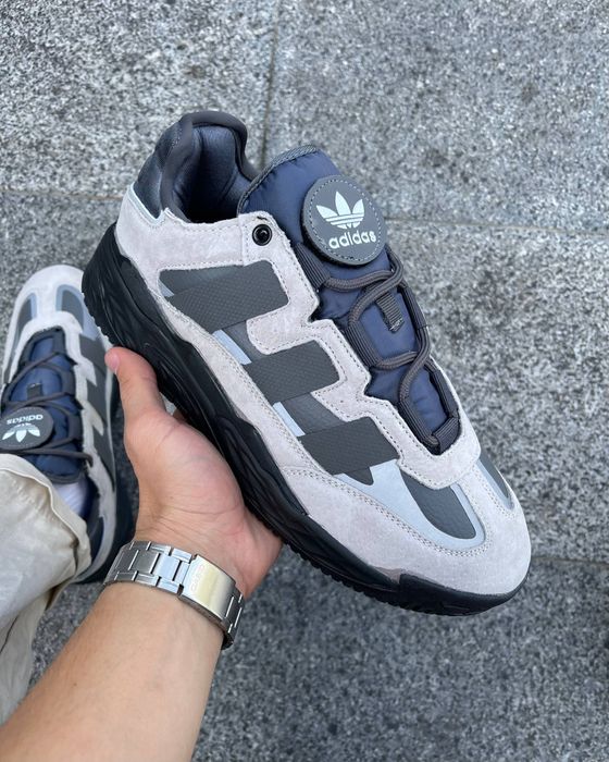 41-46 Adidas Niteball Grey Black / Мужские Кроссовки / Adidas / Кросівки Adidas