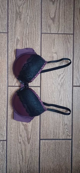 Fioletowy biustonosz Infinity Woman r. 80 C