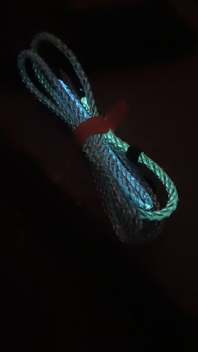 Przewód USB C-C Led RGB