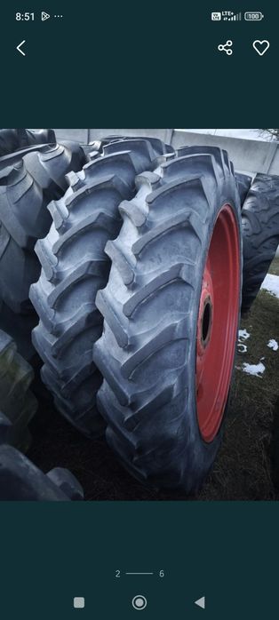 Koła 300/95 R - 46 wzmocnione 12.4 R46 Taurus radialne zachodnie 22cm