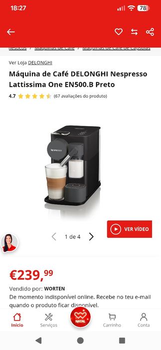 Máquina de café Delonghi