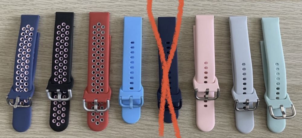 Silikonowy pasek, opaska, bransoleta do zegarka, Smartwatch. Apple