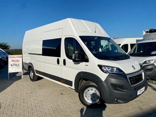 Peugeot Boxer  / Salon Polska / TEMPOMAT / 7 osób Brygadówka / Supermaxi L4H3 / Klima
