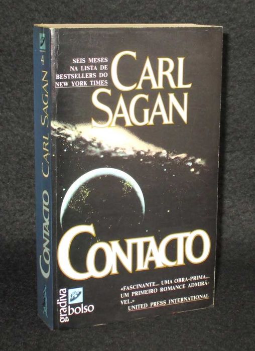 Livro Contacto Carl Sagan Livro de Bolso
