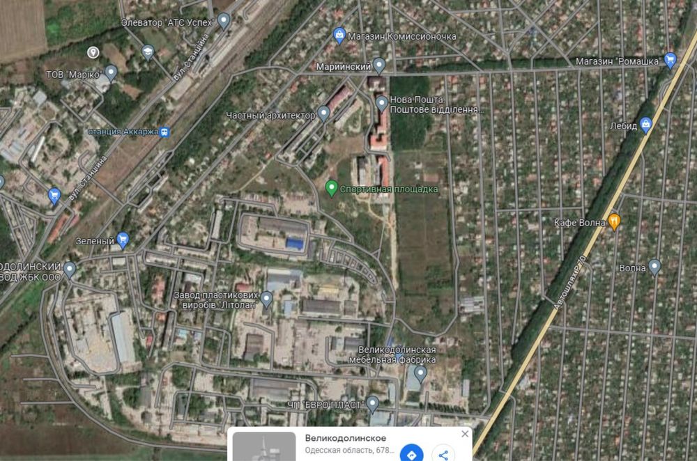 Продам  62 соток,вул. Станційна ,під багатоповер забудову або склади