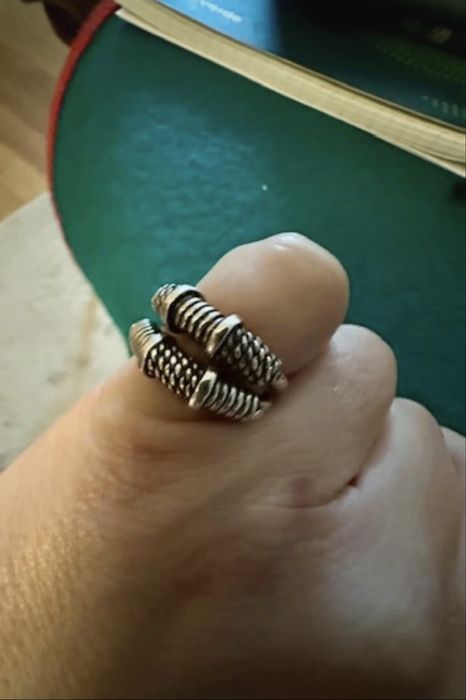 Anéis de PRATA, com contraste, macho e femea